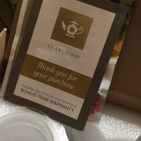 Tea bloom tea flower Easter Sunday brunch basket gift farmer’s market wonderland - Picture 4 of 12